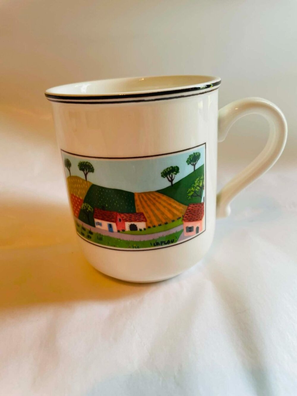 Villeroy & Boch Design Naïf Mug Luxembourg Porcelain Rooster Country Farmhouse